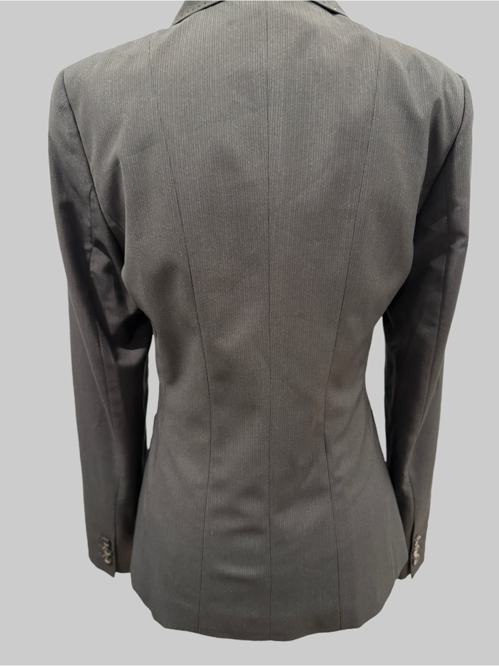 Elie Tahari Charcoal Gray Women's Tailored Blazer - Picture 4 of 5